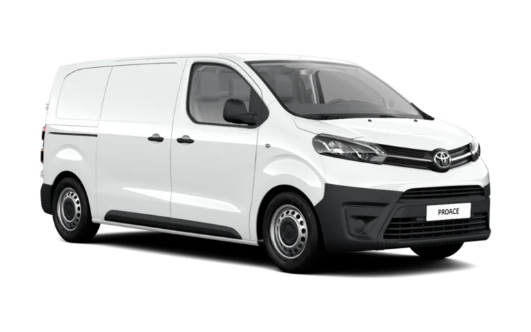 Toyota Proace in der Farbe Schaumweiss Metallic - verfügbar im Autohaus Goos