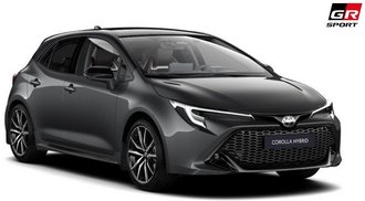 Toyota Corolla in der Farbe Marlingrau Metallic mit schwarzem Dach - verfügbar im Autohaus Goos