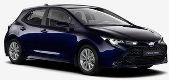 Toyota Corolla in der Farbe Nagoyablau Metallic - verfügbar im Autohaus Goos