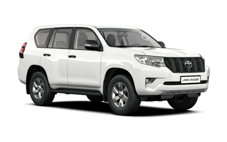 Toyota Land Cruiser in der Farbe Schneeweiß - verfügbar im Autohaus Goos