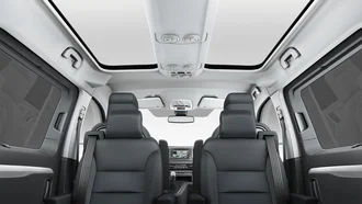 Komplettes Interieur des Toyota Proace City (Rücksitze und Decke)
