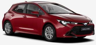Toyota Corolla in der Farbe Karmina Rot Metallic - verfügbar im Autohaus Goos