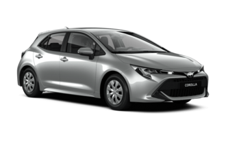 Toyota Corolla in der Farbe Platinsilber Metallic - verfügbar im Autohaus Goos
