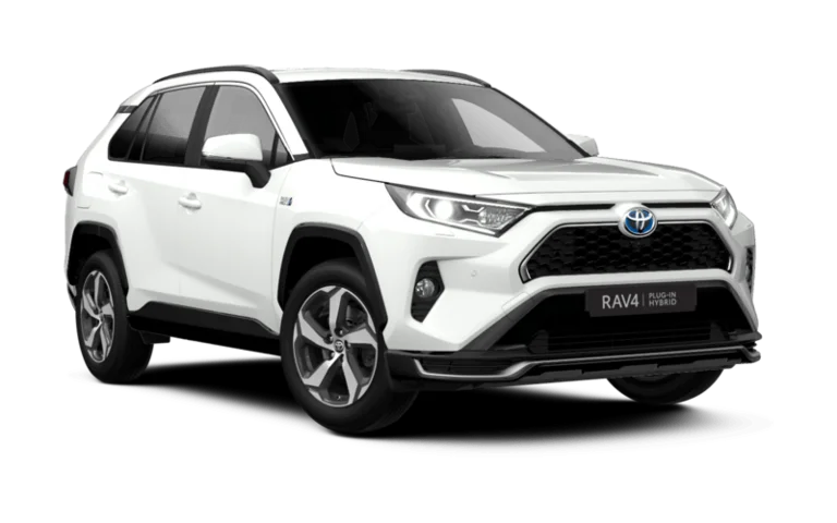 Toyota RAV4 Plugin Hybrid in der Farbe Schneeweiß - verfügbar im Autohaus Goos
