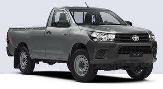 Toyota Hilux in der Farbe Lichtsilber Metallic - verfügbar im Autohaus Goos