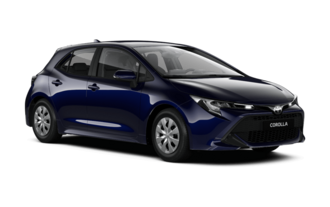 Toyota Corolla in der Farbe Nagoyablau Metallic - verfügbar im Autohaus Goos