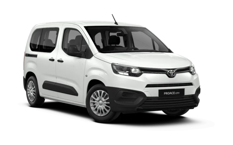 Toyota Proace City Verso in der Farbe Schaumweiß - verfügbar im Autohaus Goos